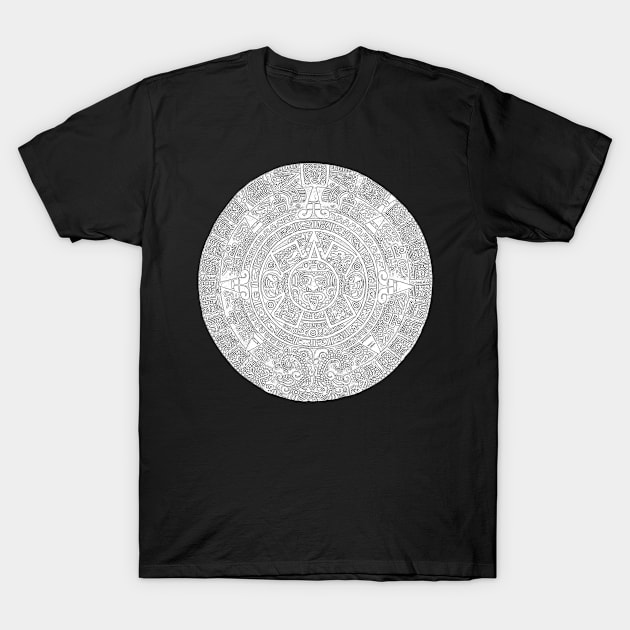 Mayan Calendar T-Shirt by PabloPKasso